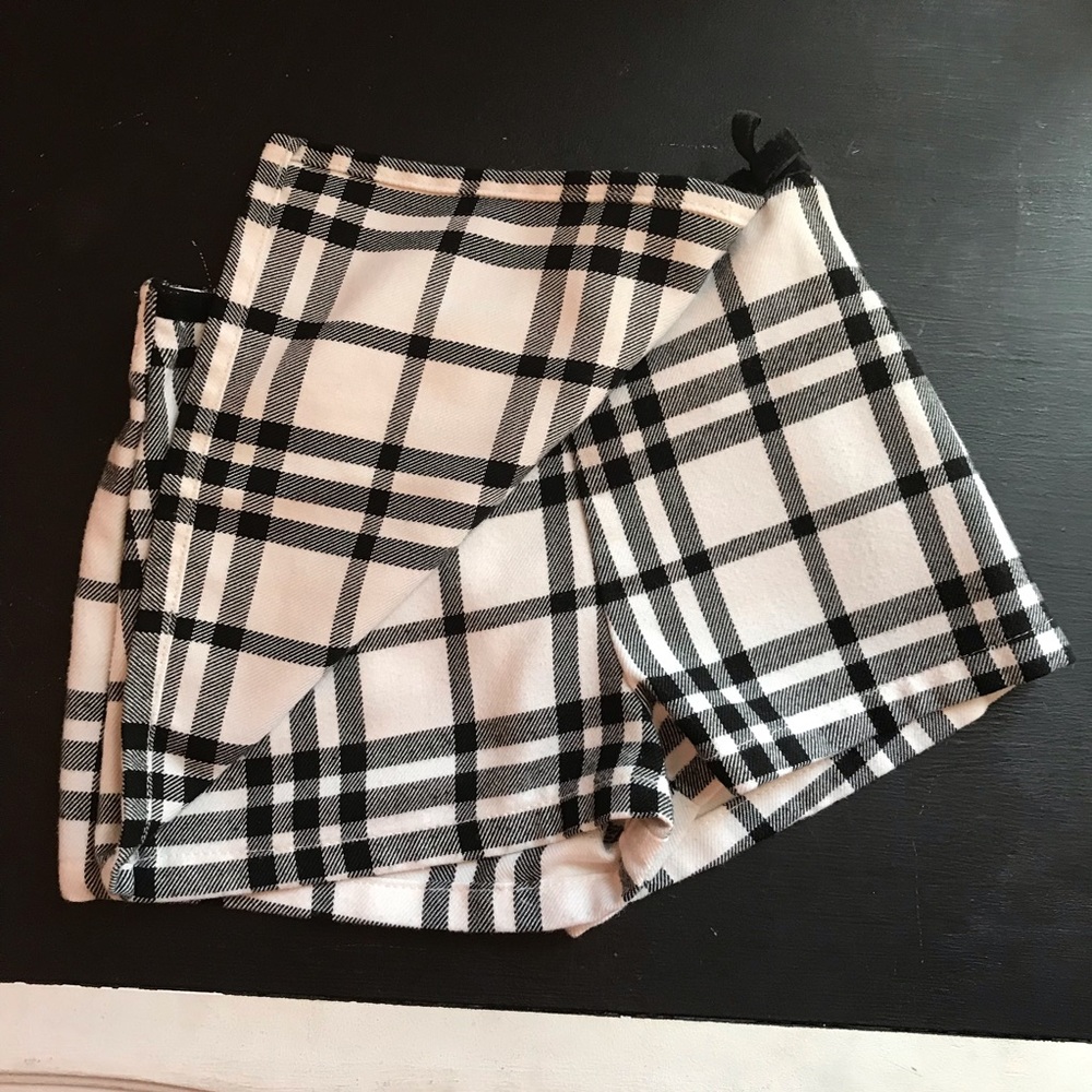 Old Navy Baby Black & White Plaid Skort 12-18M - Picture 6 of 8
